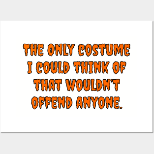 Non Offensive Halloween Costume Posters and Art